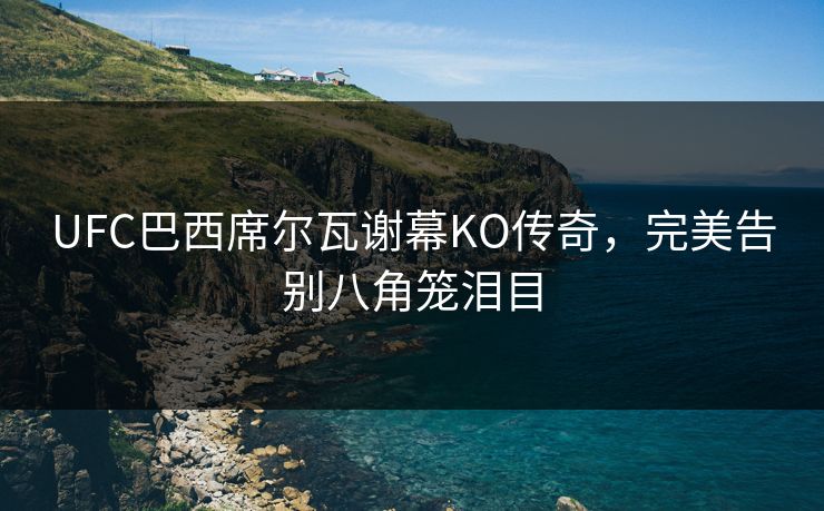UFC巴西席尔瓦谢幕KO传奇，完美告别八角笼泪目